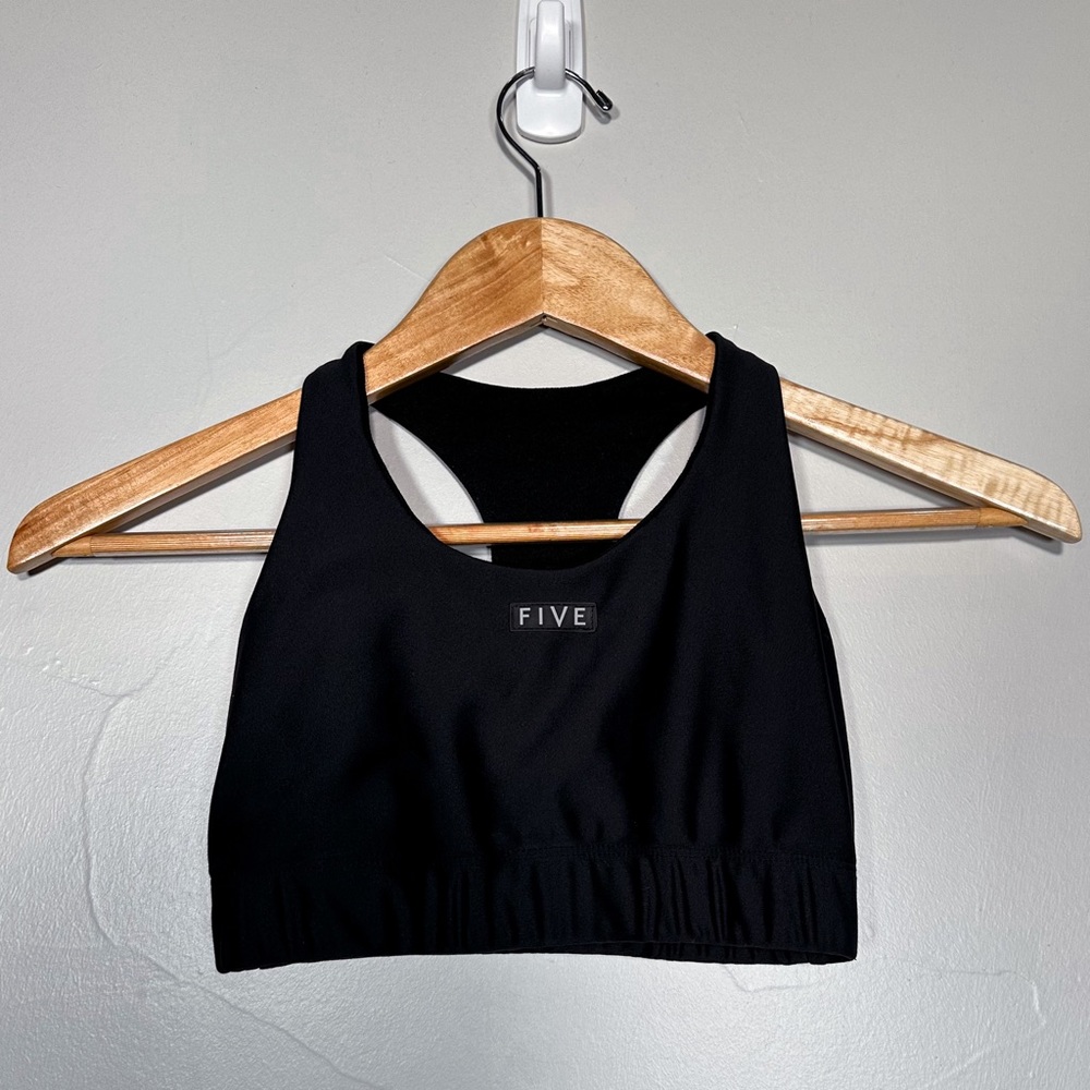 Five Dancewear Black Racer Bra